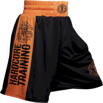 Боксерские шорты Hardcore Training Black/Orange XXL оранжевый