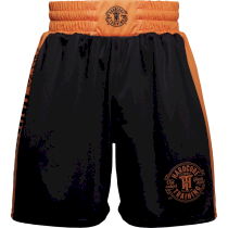 Боксерские шорты Hardcore Training Black/Orange S оранжевый