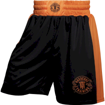 Боксерские шорты Hardcore Training Black/Orange M оранжевый