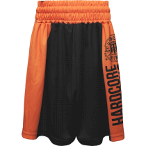 Детские боксёрские шорты Hardcore Training Black/Orange 12 лет оранжевый