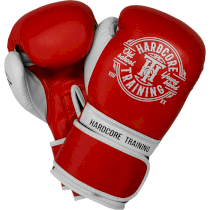 Боксерские перчатки Hardcore Training Premium 18 унц. красный