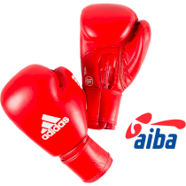Перчатки Adidas AIBA 10 унц. красный