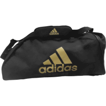 Спортивная сумка Adidas Training L черно-золотая черный