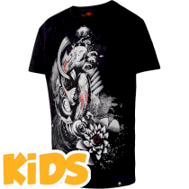 Детская футболка Venum Koi 2.0 12 лет черный