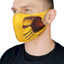 Защитная неопреновая маска Hardcore Training Scorpion желтый