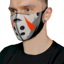 Защитная неопреновая маска Hardcore Training Jason серый