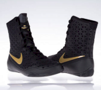 Боксерки Nike KO Boxshoe Black/Gold 41RU(9) черный