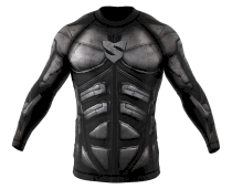Рашгард SMMASH Dark Knight LS Grey XL серый