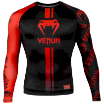 Рашгард Venum Logos LS Black/Red L черный