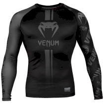 Рашгард Venum Logos LS Black/Grey XL серый