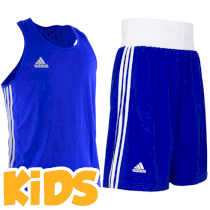 Детский боксёрский комплект Adidas Punch Line Blue XS синий