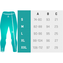 Компрессионные штаны Smmash Classic XL черный