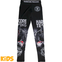Детские компрессионные штаны Hardcore Training The Moment of Truth XS черный