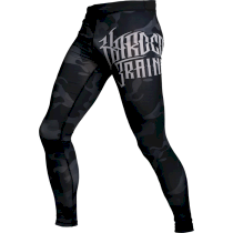 Компрессионные штаны Hardcore Training Night Camo M серый