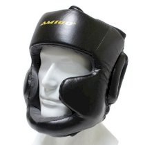 Шлем AMIGO с защитой скул и подбородка черный L