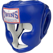Боксерский шлем Twins HGL-6 Blue синий L