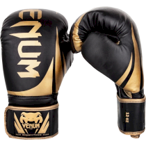 Боксерские перчатки Venum Challenger 2.0 Black/Gold 14 унц. золотой