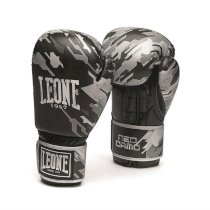 Боксерские Перчатки Leone NEO CAMO GN305 Gray 12 унц. 