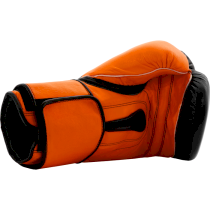 Боксерские перчатки Hardcore Training Mexican Style Boxing Gloves Black/Orange 16 унц. оранжевый