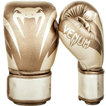 Боксерские перчатки Venum Impact Gold 14 унц. золотой
