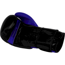 Боксерские перчатки Hardcore Training Premium Black/Blue 10 унц. синий