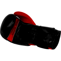 Боксерские перчатки Hardcore Training Premium Black/Red 12 унц. красный