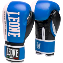 Боксерские перчатки Leone Challenger 12 унц. синий