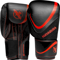 Боксерские перчатки Hayabusa H5 Black/Red 14 унц. красный