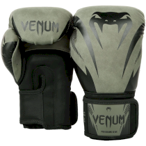 Боксерские перчатки Venum Impact Dark Khaki/Black 14 унц. зеленый