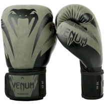 Боксерские перчатки Venum Impact Dark Khaki/Black 8 унц. зеленый