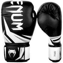Перчатки для бокса Venum Challenger 3.0 Black/White 10 унц. черный