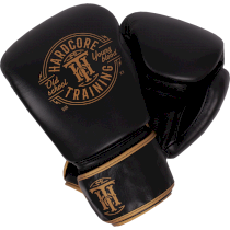 Боксерские перчатки Hardcore Training Muay Thai 14 унц. золотой