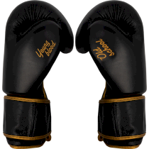 Боксерские перчатки Hardcore Training Muay Thai 16 унц. золотой