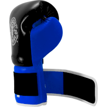 Боксерские перчатки Hardcore Training HardLea Black/Blue 16 унц. синий