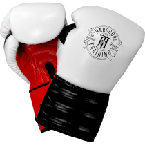 Боксерские перчатки Hardcore Training GRT1 Boxing Gloves White/Black/Red 20 унц. красный