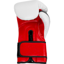 Боксерские перчатки Hardcore Training GRT1 Boxing Gloves White/Black/Red 18 унц. красный