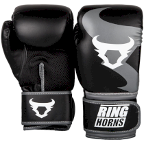 Боксерские Перчатки Ringhorns Charger Black/Grey 10 унц. 