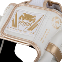 Шлем Venum Elite White/Gold золотой one size