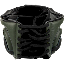 Боксерский шлем Venum Proboxing Cheek Headgear Linares Edition Khaki/Black/Gold зеленый L