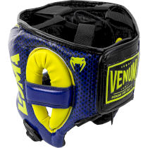 Бамперный боксерский шлем Venum Loma Edition Blue Yellow синий XL