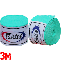 Боксерские бинты Fairtex Mint Green 3м зеленый