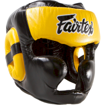 Шлем Fairtex Extra Vision HG13 Yellow/Black желтый M