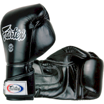 Боксерские перчатки Fairtex BGV6 Black 12 унц. черный