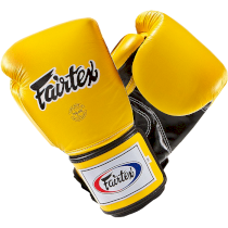 Боксерские перчатки Fairtex BGV5 Pro Sparring Yellow 12 унц. 