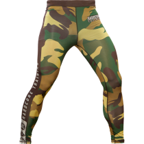 Компрессионные штаны Hardcore Training Forest Camo S зеленый