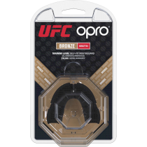 Боксерская капа Opro Bronze Level UFC Black/Gold черный 