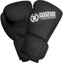 Боксерские перчатки Hardcore Training Techno 10 унц. черный