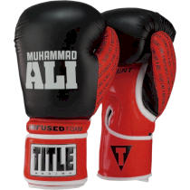 Боксерские перчатки Title Boxing Ali Infused Black/Red 10 унц. красный