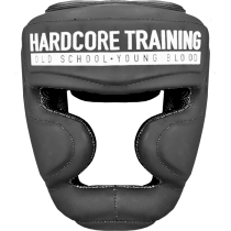 Боксерский шлем Hardcore Training Performance Black черный 