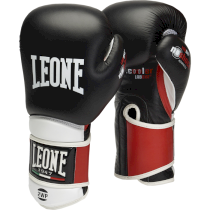 Боксерские перчатки Leone IL Tecnico Black/Red 14 унц. красный